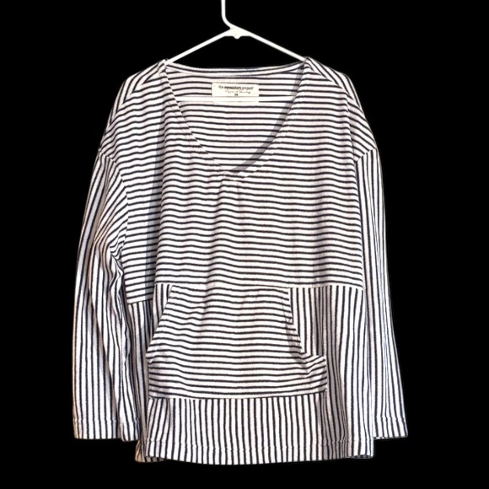 NWOT-The Sweatshirt Project Striped Women's Sweatshirt